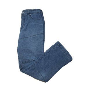 Womens Vintage Ralph Ralph Lauren RRL Denim stretch Jeans Pants Sz 6 Patch Front